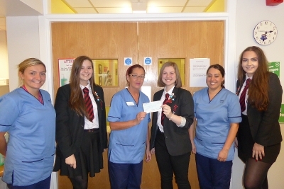 St Johns Oncology Cheque Handover