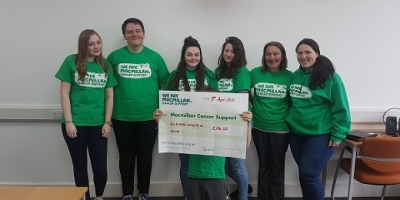 MacMillan Cheque Handover IWS 2018