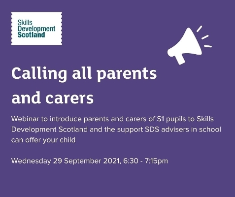 Introduction to SDS for S1 parents/carers Icon
